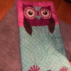 Owl sleeping bag